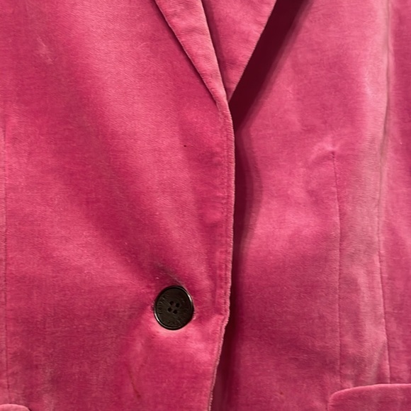 Lauren Jean Co LRL Ralph Lauren velvet blazer size 10 pink lavender color nwot - Picture 2 of 10